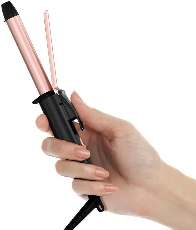 Alt view image 8 of 14 - Travel Size Curling Iron Dual Voltage 100-240V, Mini Curling Iron for Short Hair with 1/2 Inch Barrel, Ceramic Mini Hair Curler with Keratin & Argan Oil Infused, Travel Hair Curler with Storage Bag