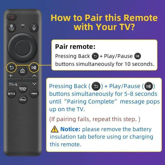 Alt view image 14 of 14 - Rechargeable Voice Remote for Smart TVs, Replacement for 20192025 TV Remote Control with Solar Charging and Voice Search. 2-Year Warranty.