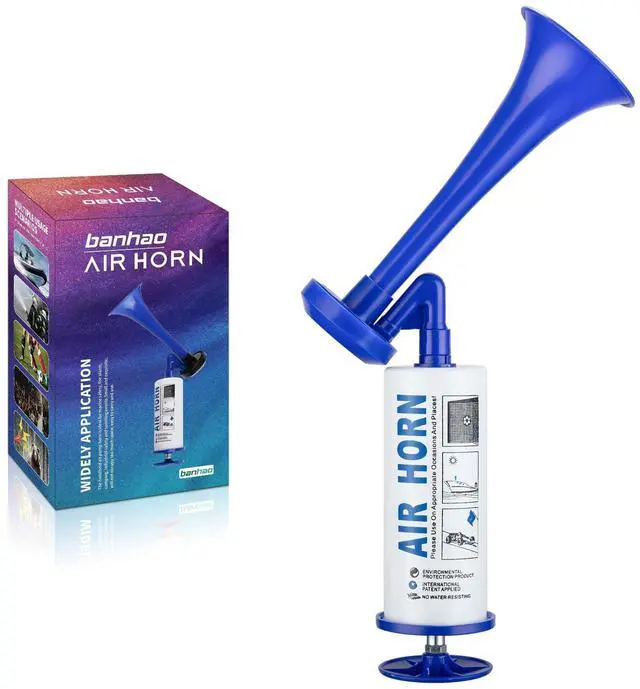 Main image of Air Horn for Safety, Loud HandHeld Air Horn for Boats Events Camping Reusable, Sports Pump Horn Loud Noise Maker for Boating Sports Events Birthday Party BANHAO