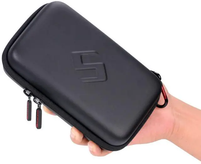 Alt view image 5 of 6 - Carrying Case for Nintendo 3DS XL/2DS XL, Hard Protective Shell Travel Case for Nintendo New 3DS - Super NES Edition - Black/Red