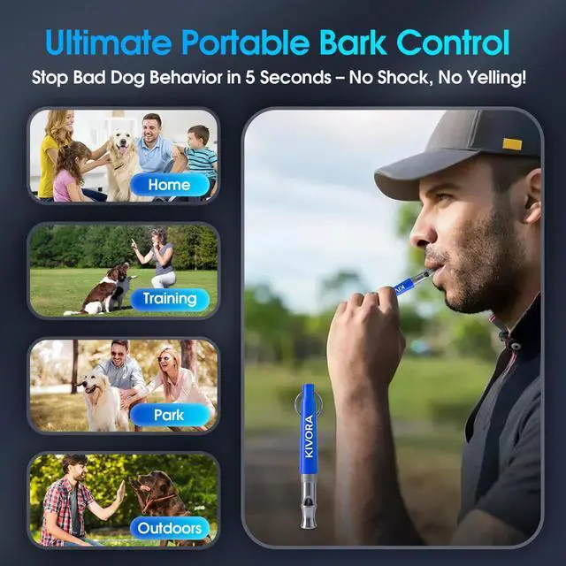 Alt view image 5 of 7 - 4 Pack Dog Whistle to Stop Barking Neighbors Dog,304 Stainless Steel Adjustable Ultrasonic Silent Dog Training Whistle for Recall & Bark Control,Professional Whistle Suitable for All Dogs