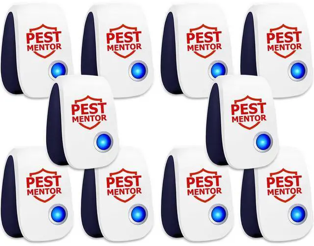 Main image of Ultrasonic Pest Repellent 10 Pack, Rodent Repellent Ultrasonic Plug in, Mice Repellent Indoor Pest Defense Plug in Ultrasonic Repellent for Roach, Rodent, Mouse, Bugs, Mosquito, Mice