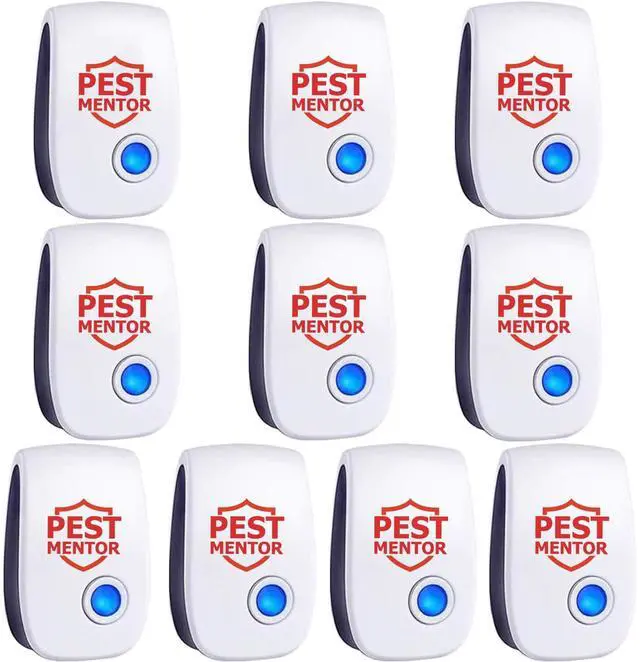 Main image of Ultrasonic Pest Repellent, Insect Repeller Indoor, Electronic Mouse Traps Plug in for Spider Roach Bug Mosquito Rat Ant Mice Rodent Insect Deterrent, Family Pet Safe,10 Packs