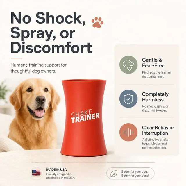 Alt view image 4 of 7 - ShakeTrainer - The Original Humane Dog Training Kit with Instructional Video, Dog Training & Behavior Kit for Barking, Jumping & All Bad Habits Without Shocking or Spraying, Easy to Use, Made in USA