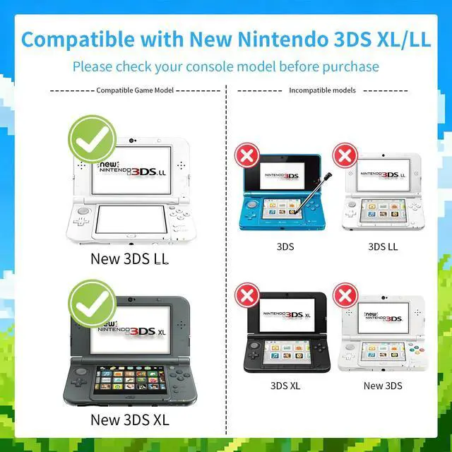 Alt view image 2 of 7 - 2 Pack New 3DS XL Shell Case, Hard Clear Crystal Protective Cover Skin Accessory Compatible with New Nintendo 3DS XL LL (2015) Console, Transparent White