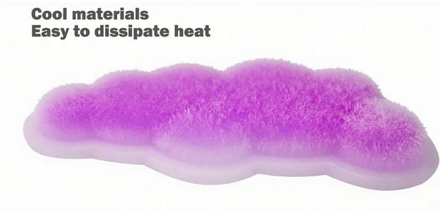 Alt view image 2 of 7 - PU Gel Material Computer Keyboard Mouse Wrist Rest, Ergonomic Design, Relieving Typing Pain, Keyboard pad Supporting arm, Mouse pad Supporting Wrist, Anti-Skid PU Base, Office, Home, Games (Purple)