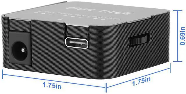 Alt view image 2 of 6 - 12V 4 Pin PWM Fan Speed Controller PC Fan Hub 6 Fans Supported, Powered by Type-C PD3.0 QC 3.0 and DC 5521 with Max Total 60W Output