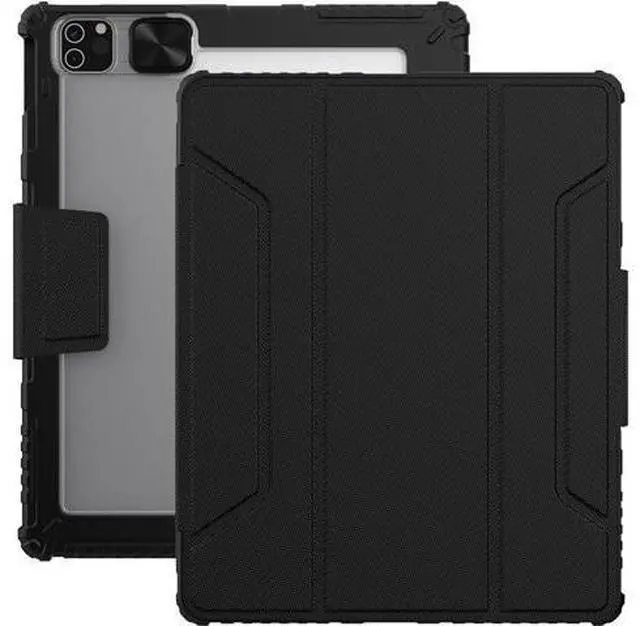Main image of Case for 2024 iPad Pro 11-Inch M4 (2024, 5th Gen), Shockproof Protective Cover with 360° Rotating Stand - Hand Strap - Shoulder Strap - Pencil Holder,Black