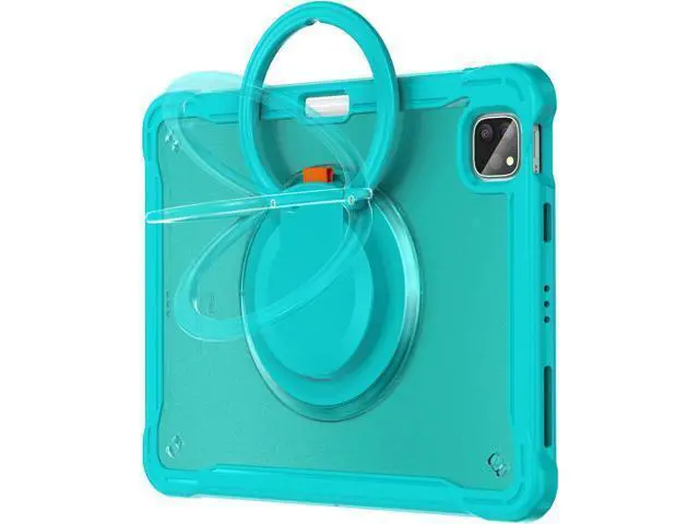 Alt view image 2 of 7 - Ultimate Case for iPad Pro 12.9-inch 2022 6th M2 /2021 (5rd Generation) / iPad Pro 12.9" 4th/3rd Gen Rugged Shockproof Tablet Cover with 360° Rotatable Kickstand & Shoulder Strap