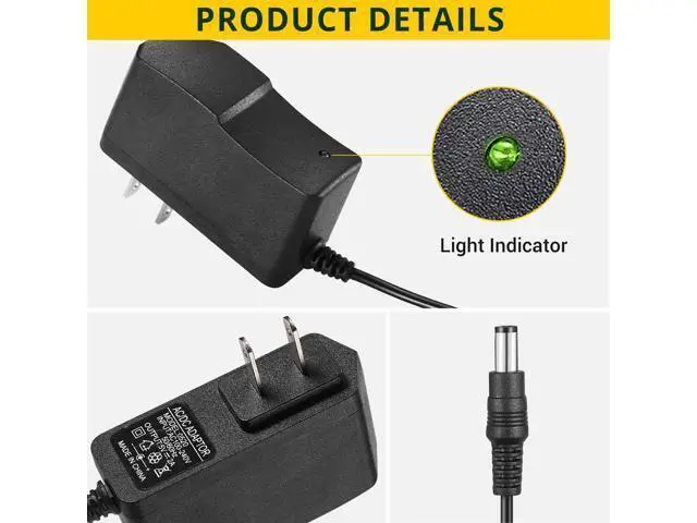 Alt view image 5 of 7 - 2 Pack DC 5V 2A Power Adapter, AC 100-240V to DC 5V 2A 10W Power Supply Transformers, 5.5 x 2.5mm DC Jack Also Compatible with 5.5x2.1mm Socket - OEM