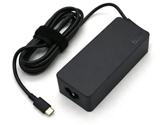 Alt view image 2 of 3 - Fit for Lenovo 65W USB-C Type-C Laptop Charger AC Power Supply Adapter ADLX65YLC3A