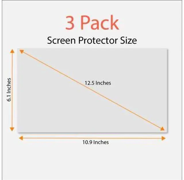 Alt view image 6 of 7 - Anti Blue Light Screen Protector (3 Pack) for 12.5 Inches Laptop. Filter Out Blue Light and Relieve Computer Eye Strain to Help You Sleep Better