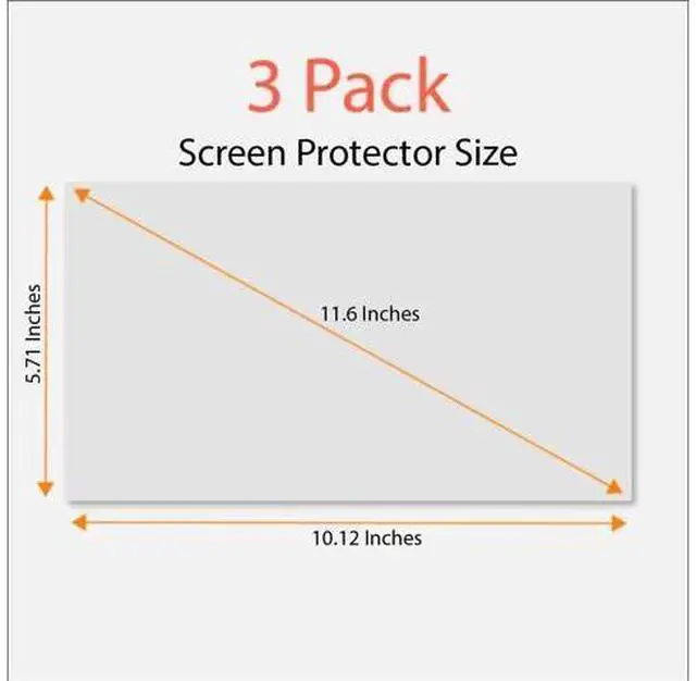 Alt view image 6 of 7 - Anti Blue Light Screen Protector (3 Pack) for 11.6 Inches Laptop. Filter out Blue Light that relieve computer eye strain and help you sleep better