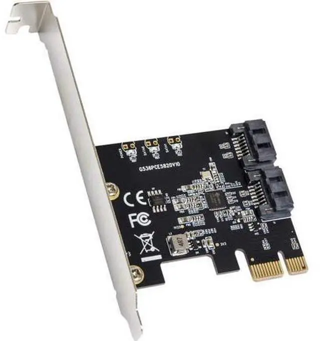 Main image of IO CREST 2 Port SATA III PCI-e 3.0 x1 Non-RAID Controller Card Jmicro Chipset SI-PEX40148
