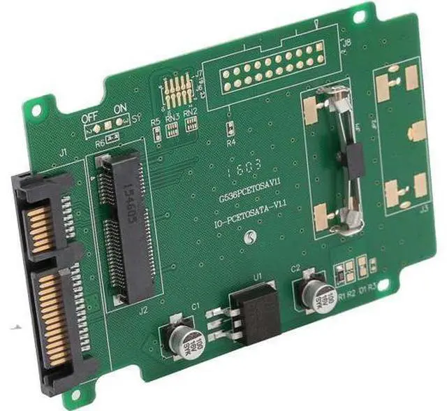 Main image of Syba Mini-SATA mSATA 50 mm SSD Connector to SATA III 2.5 Converter Adapter (SY-ADA40050)