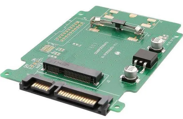 Alt view image 5 of 7 - Syba Mini-SATA mSATA 50 mm SSD Connector to SATA III 2.5 Converter Adapter (SY-ADA40050)