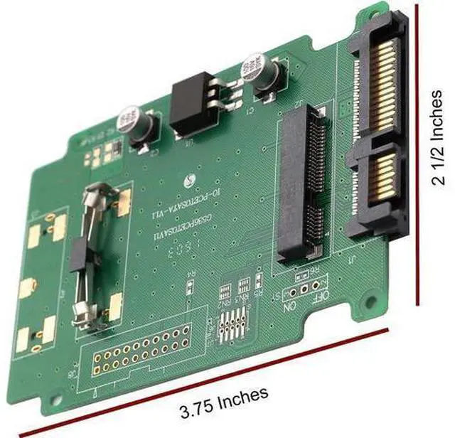 Alt view image 4 of 7 - Syba Mini-SATA mSATA 50 mm SSD Connector to SATA III 2.5 Converter Adapter (SY-ADA40050)