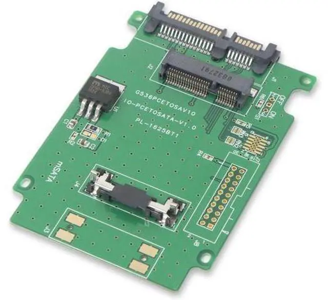 Alt view image 2 of 7 - Syba Mini-SATA mSATA 50 mm SSD Connector to SATA III 2.5 Converter Adapter (SY-ADA40050)