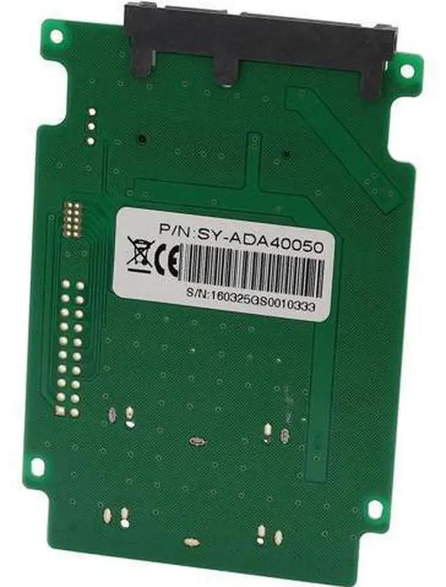 Alt view image 6 of 7 - Syba Mini-SATA mSATA 50 mm SSD Connector to SATA III 2.5 Converter Adapter (SY-ADA40050)