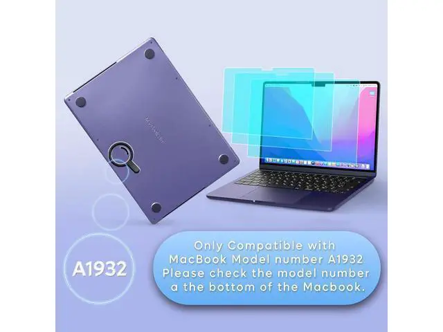 Alt view image 6 of 6 - Screen Protector Magnetic Blue Light Screen Protector for 13 inch MacBook Air and 13 inch MacBook Pro (Released in 2018-2021), Anti Blue Light, Anti-Glare and Anti Fingerprint