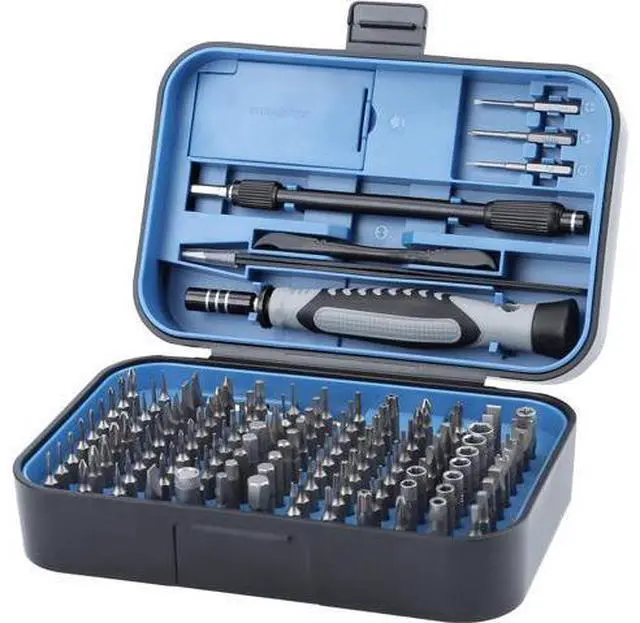 Main image of Precision Screwdriver Set, Laptop Repair Tool Kit, Kingsdun 130 in 1 Professional Computer Magnetic Screwdrivers Kit with 120 Bits Torx Star Screwdriver for PC, Xbox, Phone, Switch, Rc Car DIY
