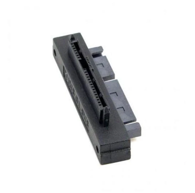 Alt view image 2 of 7 - SM Right Angled 90 Degree SFF-8482 SAS 22 Pin to 7 Pin + 15 Pin SATA Hard Disk Drive Raid Adapter