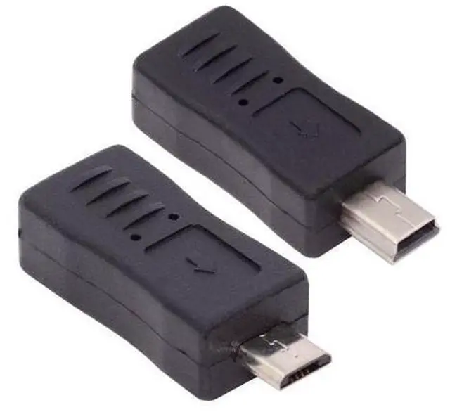 Main image of 2pcs/lot Mini USB2.0 Male to Micro Female and Micro USB Male to Mini-USB Female Extension Connector Adapter