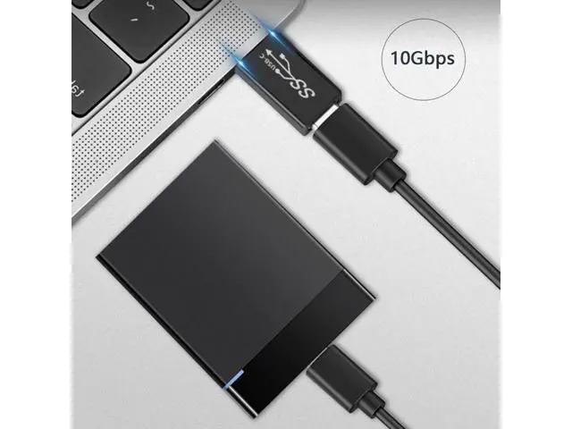 Alt view image 3 of 7 - Cable 4pcs/lot USB 3.1 Type-A Male Female to USB-C Female Power Data 10Gbps Adapter for Laptop Phone