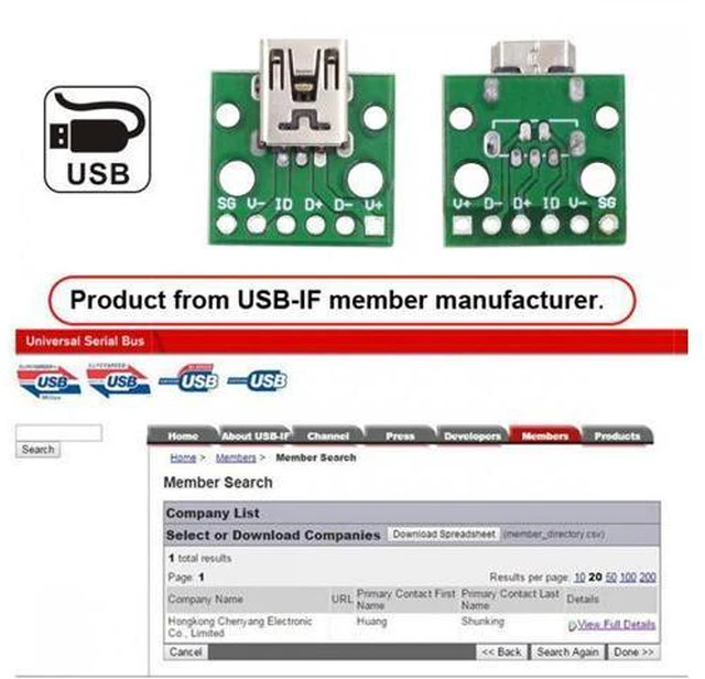 Alt view image 7 of 7 - Cable 5pcs/set DIY OEM USB2.0 Mini-B Female Receptacle Socket Connector Horizontal with PCB Mounting Assembly Solder Type 480Mbps