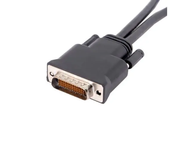 Alt view image 2 of 5 - DMS-59pin Male to Dual 15Pin VGA RGB Female Splitter Extension Cable for PC Graphics Card DB-025
