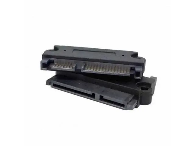 Alt view image 3 of 7 - SM 3.5" & 2.5inch SATA 22Pin 7+15 Male to SATA 22P 7+15 Female extension convertor adapter with screw holes