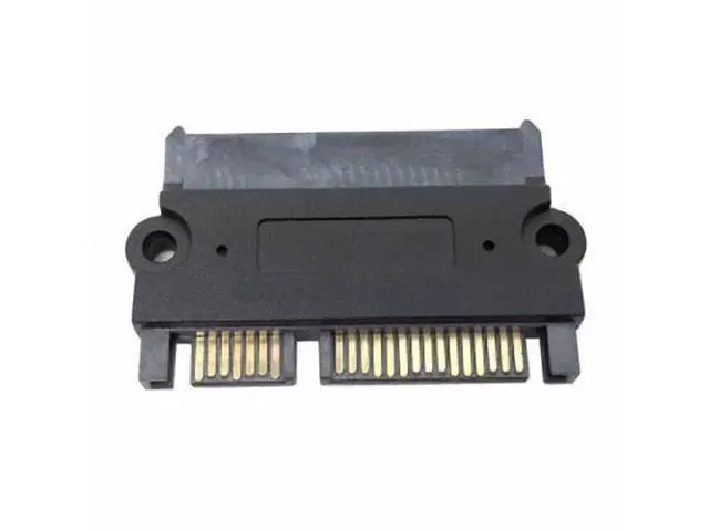 Alt view image 4 of 7 - SM 3.5" & 2.5inch SATA 22Pin 7+15 Male to SATA 22P 7+15 Female extension convertor adapter with screw holes