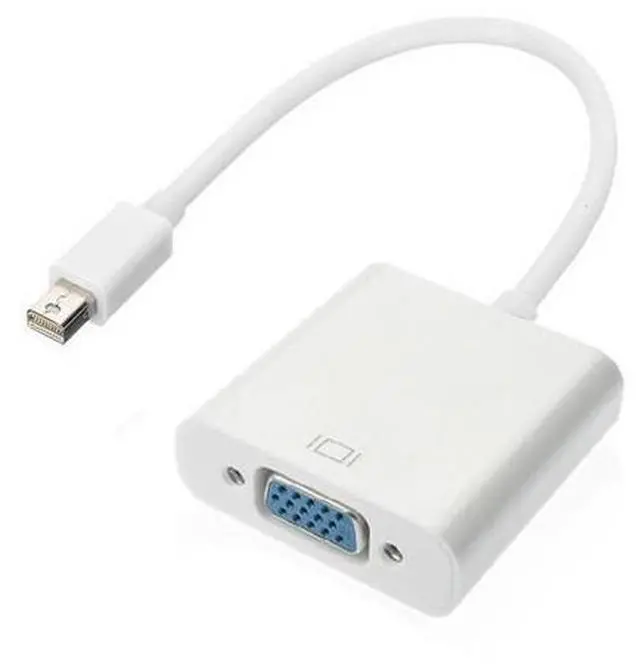 Alt view image 3 of 7 - SM Active Mini Displayport DP to VGA RGB Female Adapter Cable for Macbook Minitor Projector
