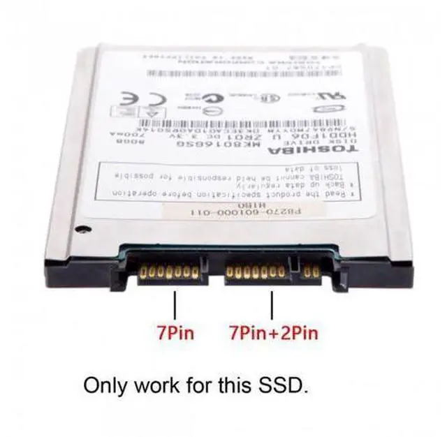 Alt view image 7 of 7 - SM 1.8" Micro SATA SSD HDD Hard Disk Drive to 2.5" SATA Laptop Notebook Adapter PCB