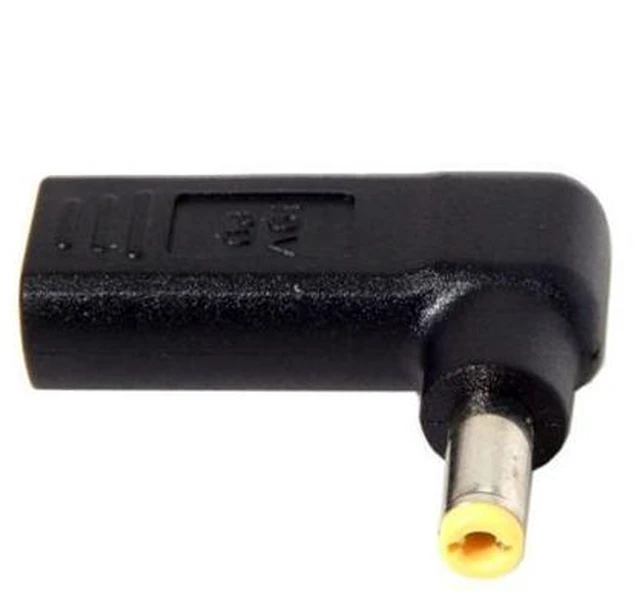 Main image of USB 3.1 Type C USB-C to 5.5*2.5mm Adapter 90 Degree Angled