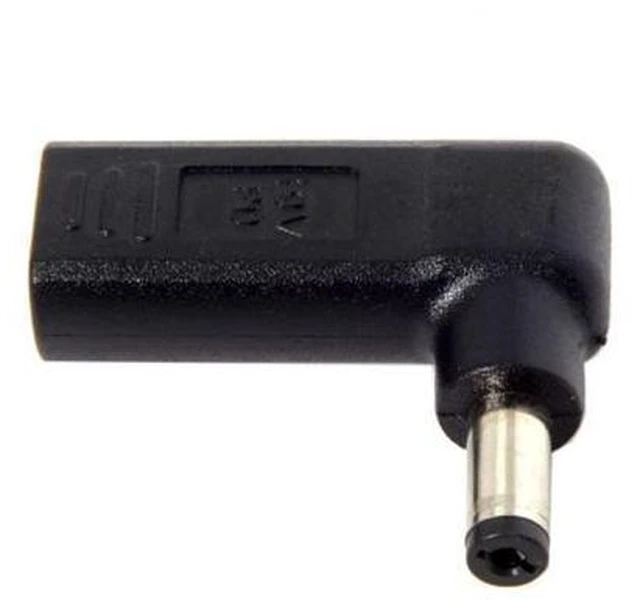 Main image of CY USB 3.1 Type C USB-C to 5.5 2.1mm Adapter 90 Degree Angled