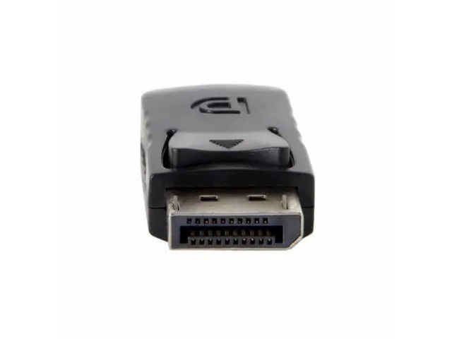 Alt view image 3 of 7 - Black DP DisplayPort Male to Mini DP DisplayPort Female Adapter for Displays HDTV Monitor