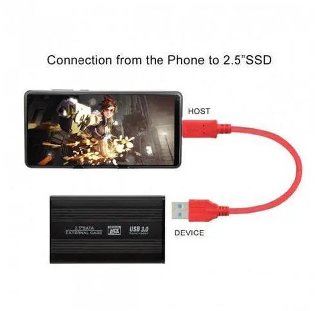 Alt view image 5 of 5 - USB 3.1 Type C Male USB-C Host to Standard USB3.0-A Male Device OTG Data Cable 100cm for Laptop Phone