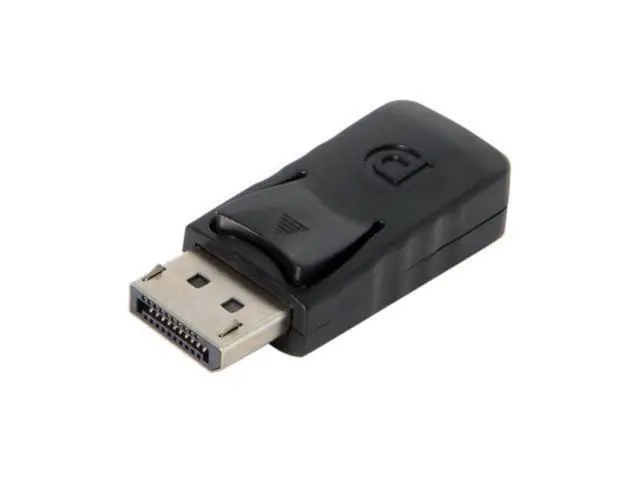 Alt view image 2 of 7 - SM Black DP DisplayPort Male to Mini DP DisplayPort Female Adapter for Displays HDTV Monitor