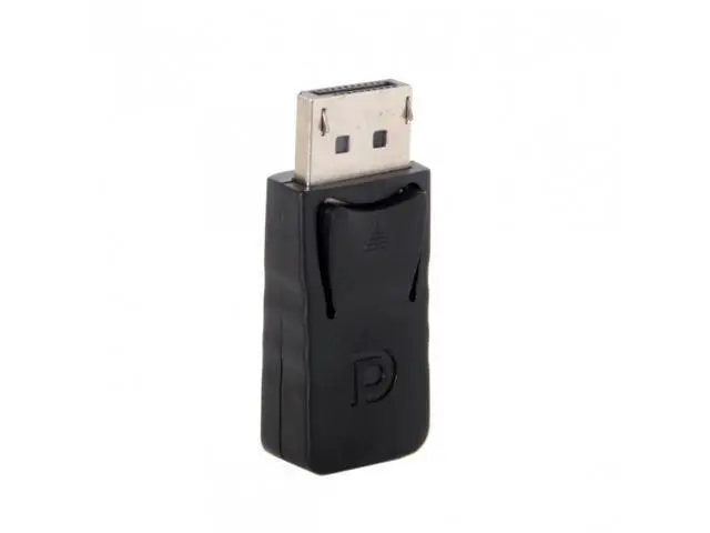 Alt view image 6 of 7 - SM Black DP DisplayPort Male to Mini DP DisplayPort Female Adapter for Displays HDTV Monitor