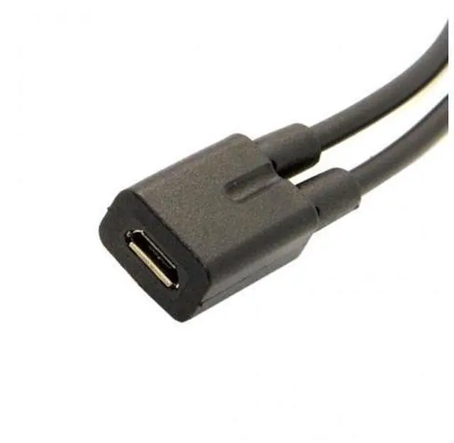 Alt view image 4 of 6 - SM Micro USB Female to USB-C Type C USB 3.1 & Micro USB Male Splitter Extension Charge Cable