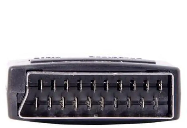 Alt view image 2 of 6 - Audio Video Composite 3 RCA AV to Scart 21pin Adapter for Microsoft Xbox & Europe HDTV RC-115