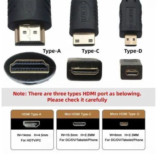 Alt view image 4 of 7 - 2pcs/set HDMI to Micro HDMI Type A to Type-D Male Connector Socket for Raspberry PI 3B/3B+/4B Opposite U Shape Back Angled