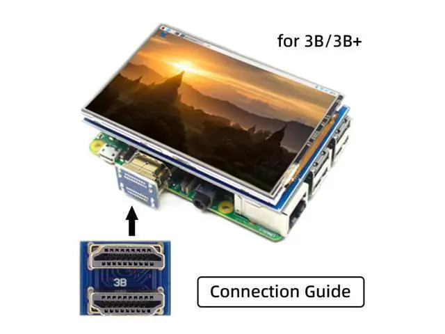 Alt view image 7 of 7 - HKCY 2pcs/set HDMI to Micro HDMI Type A to Type-D Male Connector Socket for Raspberry PI 3B/3B+/4B Opposite U Shape Back Angled