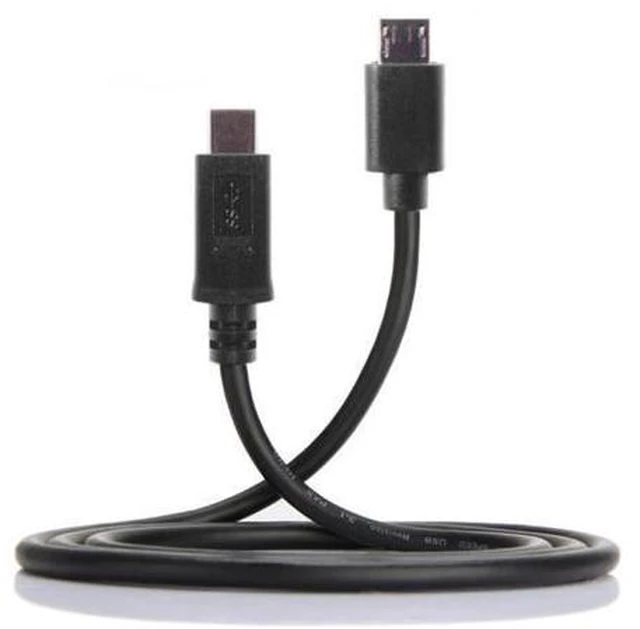 Alt view image 2 of 7 - SM Reversible Design USB 3.0 3.1 Type C Male Connector to Micro USB 2.0 Male Data Cable for Laptop & Phone
