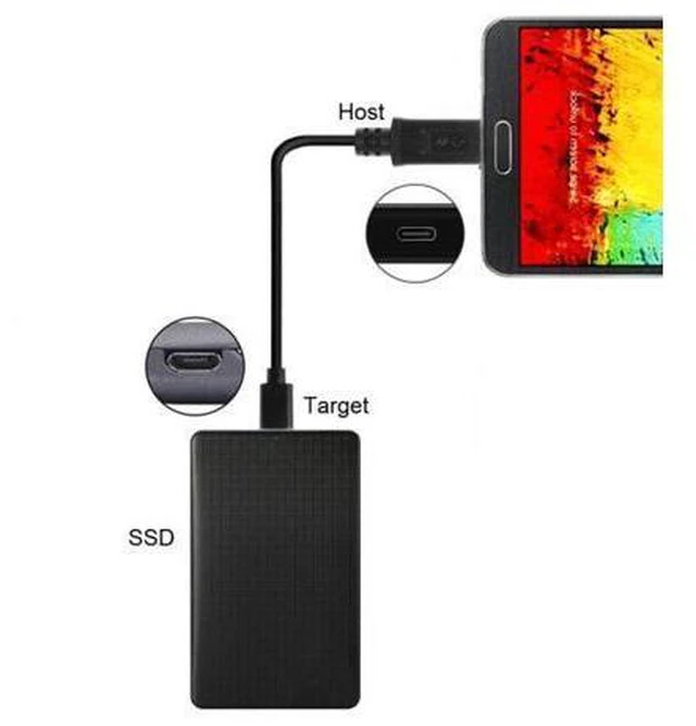 Alt view image 6 of 7 - SM Reversible Design USB 3.0 3.1 Type C Male Connector to Micro USB 2.0 Male Data Cable for Laptop & Phone