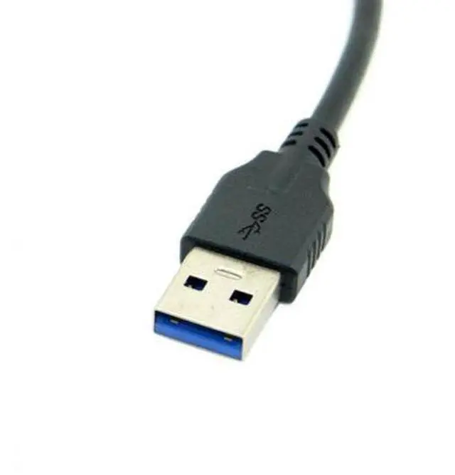 Alt view image 3 of 7 - HKCY U3-069-RI 90 Degree Right Angled USB 3.0 A Type Male to Straight A Type Male Data Cable 40cm