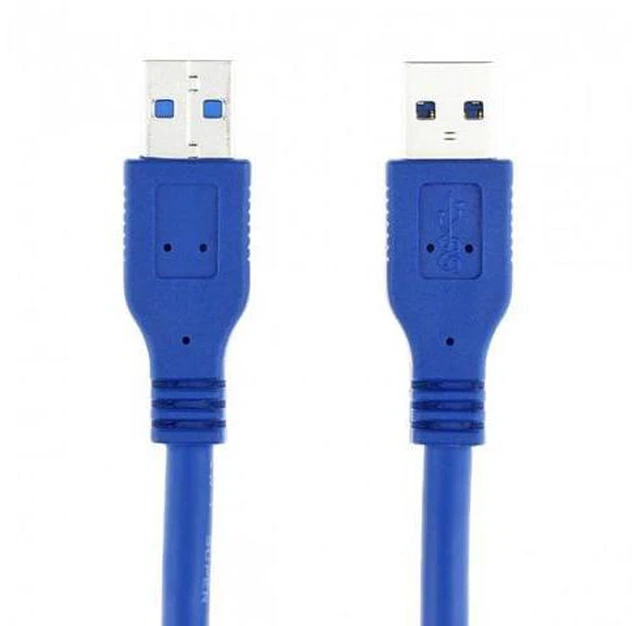 Alt view image 2 of 6 - SM New Super USB 3.0 Standard A Type Male to A Type Male Cable 1m
