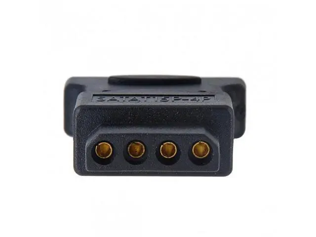 Alt view image 2 of 7 - CYSM 15Pin SATA Male Power Cable to Molex 4-pin IDE Hard Disk Drive Power Adapter