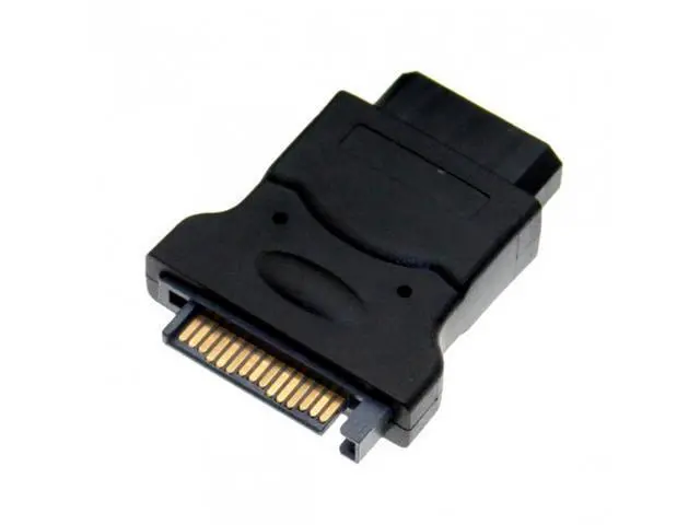 Alt view image 5 of 7 - CYSM 15Pin SATA Male Power Cable to Molex 4-pin IDE Hard Disk Drive Power Adapter